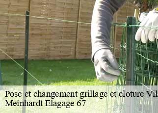 Pose et changement grillage et cloture  ville-67220 Meinhardt Elagage 67 