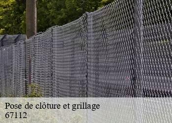 Pose de clôture et grillage 67112