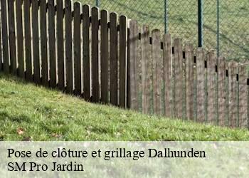 Pose de clôture et grillage dalhunden-67770 SM Pro Jardin