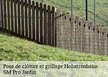 Pose de clôture et grillage hohatzenheim-67170 SM Pro Jardin