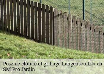 Pose de clôture et grillage langensoultzbach-67360 SM Pro Jardin