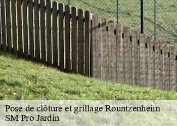 Pose de clôture et grillage  rountzenheim-67480 SM Pro Jardin