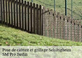 Pose de clôture et grillage schiltigheim-67300 SM Pro Jardin
