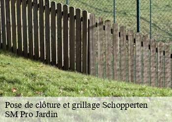 Pose de clôture et grillage schopperten-67260 SM Pro Jardin