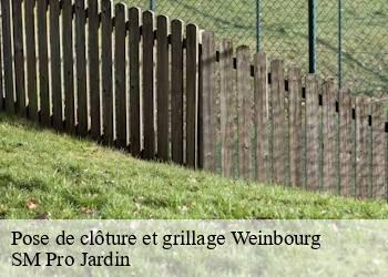 Pose de clôture et grillage weinbourg-67340 SM Pro Jardin